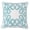 Turquoise, variant on Jordan Coral Geometric Polyester 20 in. x 20 in. Throw Pillow