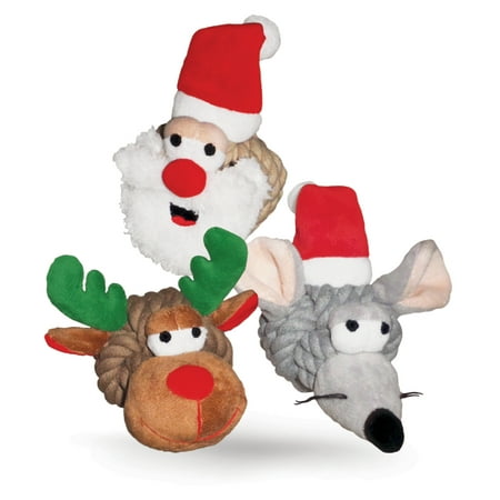 Christmas Rope Heads Dog Toys, 4