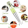 thumbnail image 4 of Immersion Hand Blender, 5-in-1 8-Speed Stick Blender with 500ml Food Grinder, BPA-Free, 600ml Container,Milk Frother,Egg Whisk,Puree Infant Food, Smoothies, Sauces and Soups - Green, 4 of 6