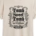 thumbnail image 3 of Disney - Haunted Mansion Parks Attraction - Tomb Sweet Tomb - Juniors Ideal Flowy Muscle T-Shirt, 3 of 5
