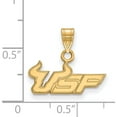 thumbnail image 2 of 10K Yellow Gold 10Ky Logoart University Of South Florida Small Pendant (15 X 18) Made In United States 1y014usfl, 2 of 5