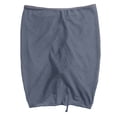 thumbnail image 5 of Curuila Women Beach Skirt Solid Color High Waist Drawstring Breathable Swim Skirt For Swimming Pool Grey Size L, 5 of 7