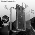 thumbnail image 6 of JETech Glitter Case for iPhone 11 Pro, 5.8-Inch, Bling Sparkle Shockproof Phone Bumper Cover, Cute Sparkly for Women and Girls (Black), 6 of 7