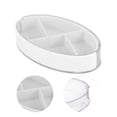 thumbnail image 3 of Unique Bargains 1 Pc 4 Grids Rotating Lid Pill Case Durable for Travel White, 3 of 6
