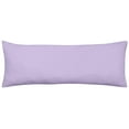 thumbnail image 2 of Royale Linens Body Pillow Cover - Double Brushed 1800 Microfiber - 20"x54" with Hidden Zipper Closure - Wrinkle & Fade Resistant - Super Soft Body Pillowcase 2 Pack (Lavender, Pack of 2), 2 of 9