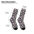 thumbnail image 2 of Honeii Colorful Paws Of Dog Print Children's Colorful Socks,Unisex Kids and Toddlers' Cushioned Sock,Kids Athletic Crew Socks,for Everyday Wear and Sports, 2 of 5