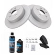 thumbnail image 2 of TRQ Rear Ceramic Brake Pad & Coated Rotor Kit w/Chemicals for Toyota Prius V BKA24649, 2 of 6