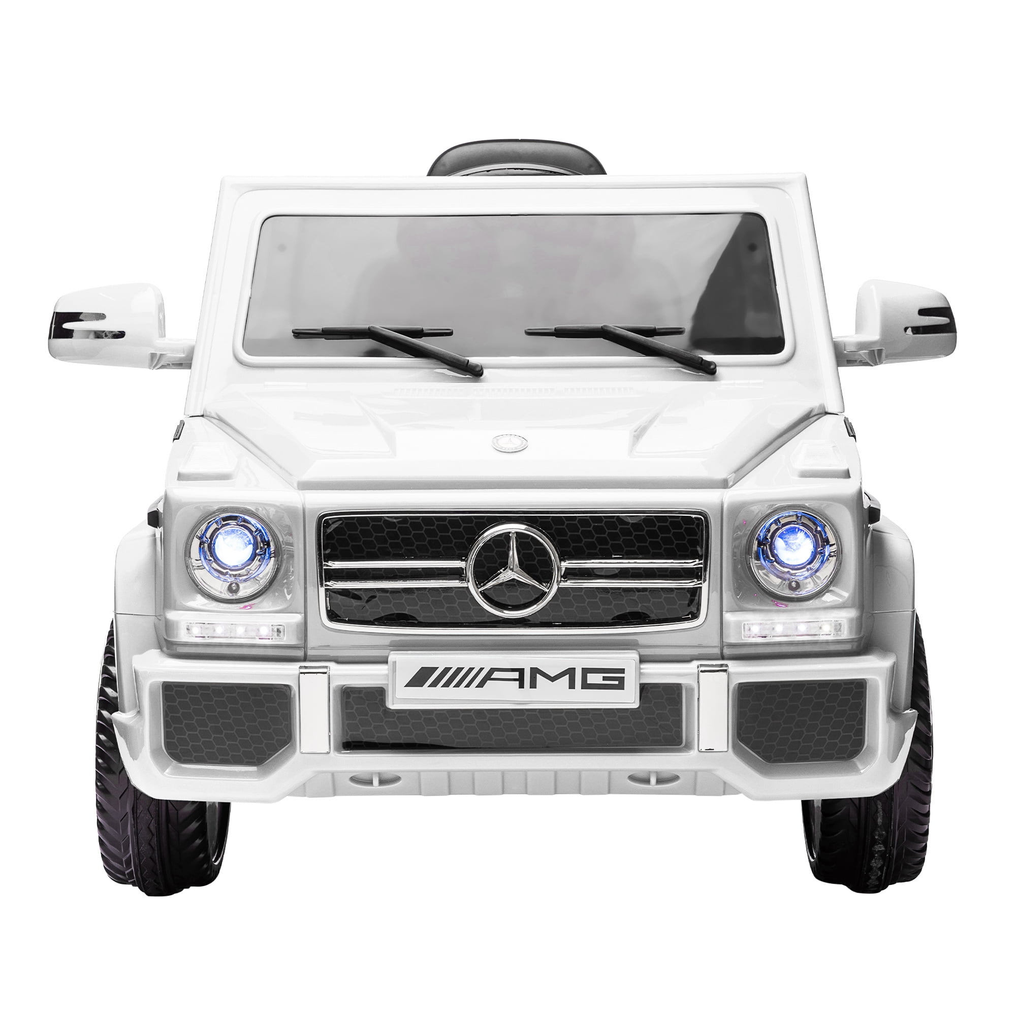Kepooman 12V Kids Ride on Car, Truck with Remote for Children, White