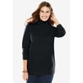 thumbnail image 5 of Woman Within Plus Size Perfect Long-Sleeve Turtleneck Tee (Petite Available), 5 of 6