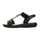 thumbnail image 5 of Sandalias Modare Mujer Negro Casual Adorno negro 24.5, 5 of 10