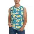 thumbnail image 1 of Balery Cute Polar Bear Fishing Camisetas sin mangas para hombre, absorbe la humedad y protege contra el mal olor.-3X-Large, 1 of 7