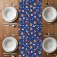 thumbnail image 5 of Baseball Sports Table Runner Modern Classic American Balls Blue Tablerunners 13 x 36 Inch, Table Decorations Tabletop Scarf for Summer Gathering Holiday Farmhouse Kitchen Dining Decor, 5 of 8