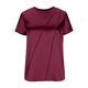 thumbnail image 5 of TaTaai Women's Lightweight Satin Blouse Round Neck Short Sleeve Business Casual Wear Sheen Fabric Office T-shirt Style Top Gift, 5 of 7