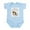 Sky Blue, variant on CafePress - Hatchling Infant Bodysuit - Baby Light Bodysuit, Size Newborn - 24 Months