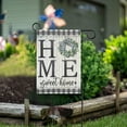 thumbnail image 6 of Home Sweet Home Magnolia Small Garden Flag 12x18 Double Sided Vertical Spring Farmhouse Rustic Black White Buffalo Check Plaid Flower Welcome Home Decor for Yard Lawn Patio House Outdoor, 6 of 6