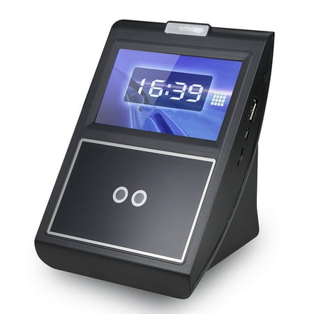 Face & Password Attendance Machine Employee Checking-in Payroll Recorder TCP/IP 4.3 inch HVGA Screen DC 12V Facial Recognition Time Attendance (Best Employee Time Clock App For Ipad)