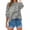 Gray1, variant on Womens Tops Plus Size Leaf Print Long Sleeve Round Neck Print Loose Oversized Sweatshirts Fall Long Sleeve Sweatshirt Gray7 L
