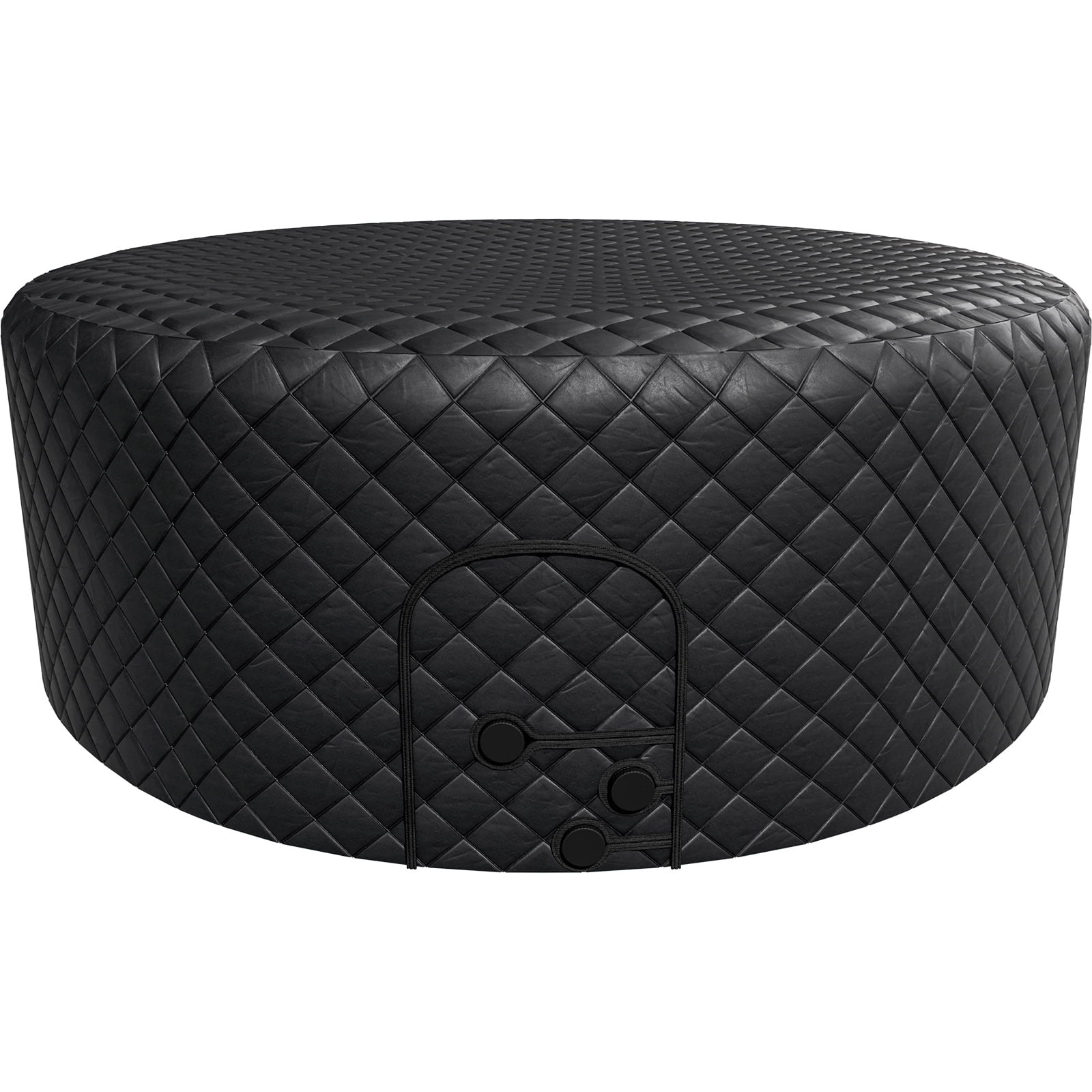 Outdoor Inflatable Hot Tub for 2-4 Person Round Thickened Insulation Cover(NOT Include Tub), Energy Efficient Hot Tub Insulated Thermal Cover Full Coverage for Keeping Warm Extra Insulation Dustproof