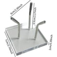 thumbnail image 3 of Generic Metal Arm Display Stand Rack Exhibition Mineral Ball Display Stand for Small Collector's Pieces Photo Props, Style E,Style D, 3 of 7