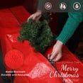 thumbnail image 2 of Bolsa de almacenamiento para árbol de Navidad LUCDNC, resistente, 7.5 pies, roja, 2 of 7