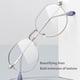 thumbnail image 2 of Sonducket Gafas de sol de moda, gafas de sol, lentes transparentes ligeras, gafas de cristal liso, montura de gafas para hombre, gafas Lentes Plata, 2 of 6