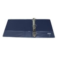 thumbnail image 2 of School Smart Polypropylene Round Ring View Binder, 3 Inches, Blue, 2 of 2