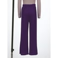 thumbnail image 5 of Hansber Boys Girls Liturgical Praise Dance Trousers Elastic Loose Performance Bottoms Celebration of Spirit Palazzo Pants Purple 6, 5 of 7