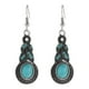 thumbnail image 1 of Pendientes turquesa, pendientes de regalo, pendientes colgantes, pendientes retro, pendientes vintage, 1 par de pendientes, 1 of 5