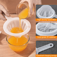 thumbnail image 3 of Filtro de leche de soja, suplemento de alimentos para bebés, pantalla de malla de jugo, filtro de separación de plástico, 3 of 5
