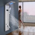 thumbnail image 4 of Senlesen LED Shower Panel Tower Massage Body Jet System Rain&Waterfall Stainless Steel, 4 of 14