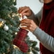 thumbnail image 4 of Calcetines De Poliéster Calcetín navideño grande de 42 cm (16,53") para decoración de chimenea, color burdeos, 1 unidad Rkxzt, 4 of 7