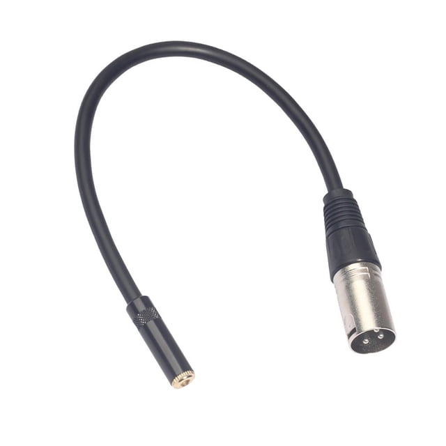 Cable de estéreo 3,5 mm a XLR F M Hugo Cable de micrófono de 30 cm