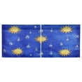 thumbnail image 3 of Sun and Raindrops 27"x36" Linen Look Cafe Curtain Set with Privacy and UV Protection, 3 of 8