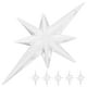 thumbnail image 1 of Colgante octogonal de Navidad con forma de estrella, adorno de árbol de Navidad, decoración colgante para fiesta, recuerdo de fiesta, 6 uds., 1 of 7