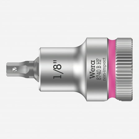 Wera 003080 3/8" Drive Zyklop Hex-Plus Bit Socket with Holding Function 1/8"