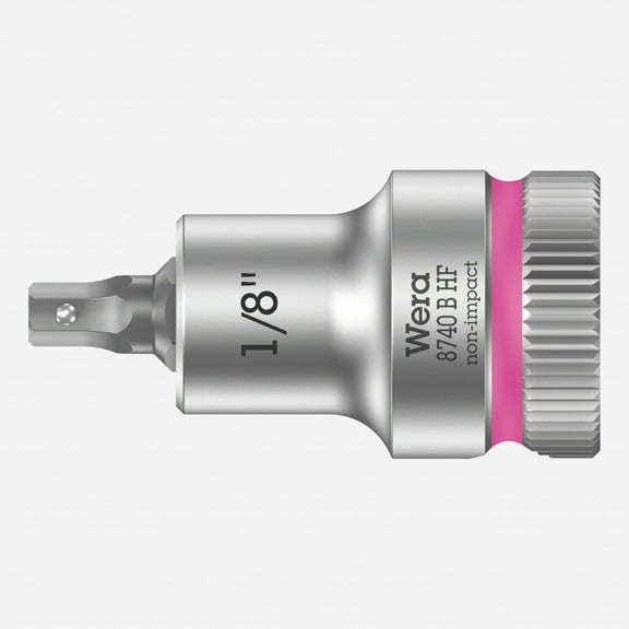 Wera 003080 3/8" Drive Zyklop Hex-Plus Bit Socket with Holding Function 1/8"