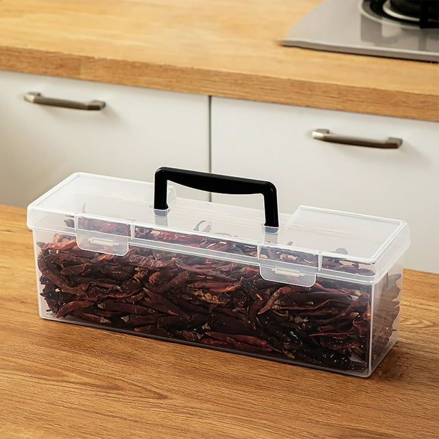 Spice Packaging And Storage Box Kitchen Cabinet Seasoning And Seasoning Box Food Grade Plastic Sealed Box Storage Tank