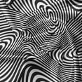 thumbnail image 5 of Ambesonne Psychedelic Valance Pack of 2, Bullseye Circles Trippy, 42"X12", Charcoal Grey and White, 5 of 5