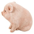 thumbnail image 4 of Jardin Animal Statue Cochon Potelé Assis - Décoration de Maison Rose, 4 of 5