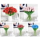 thumbnail image 5 of Ramo de flores de tulipanes artificiales + para boda, oficina, fiesta, decoración del hogar oso de fresa Electrónica, 5 of 5