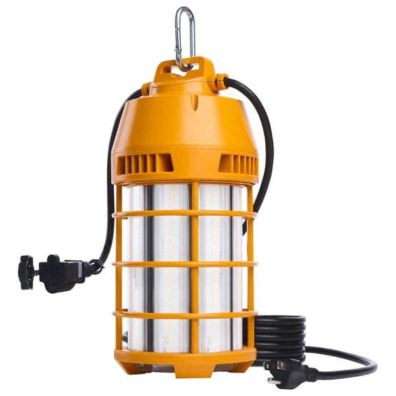 120V 18000 Lumens LED Temporary Work Light Portable Job Site Hanging 5000K