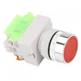 thumbnail image 2 of LAFGUR LAY37-11BNZS Waterproof Latching Push Button Switch Self-Locking Flat Head Push, 2 of 8