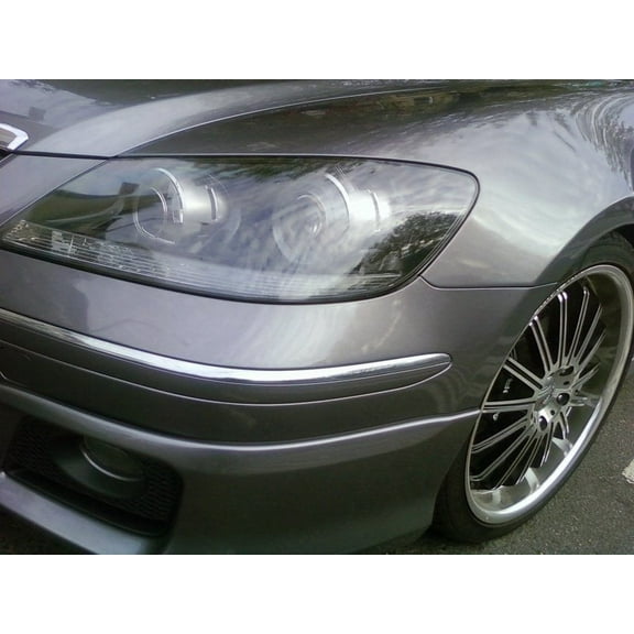 For The Acura RL Smoked Tinted Headlights Headlamps Overlays Film Protection