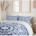 thumbnail image 6 of Ambesonne Flower Duvet Cover Set, Oriental Boho, 2-Calking, Blue, 6 of 6
