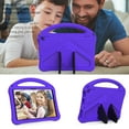 thumbnail image 6 of Case Compatible With Amazon Fire HD 10 (13th/11th ,2023/2021)/HD 10 Plus 2021,Kids Friendly,With Handle and Contractible Kickstand,Lightweight Shockproof Rugged EVA Drop-proof Cute Cover Case,Purple, 6 of 7