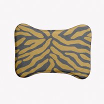 Simply Daisy Animal Stripe Bone Shape Pet Feeding Mat for Dogs