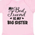 thumbnail image 4 of Inktastic My Best Friend is My Big Sister with Hearts Boys or Girls Baby Bodysuit, 4 of 5