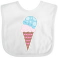 thumbnail image 3 of Inktastic Ice Cream Cone with Heart Boys or Girls Baby Bib, 3 of 4
