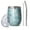 Blue Cartoon Unicorn-1, variant on 12oz Stemless Wine Tumblers Blue Cartoon Unicorn Cloud Diamond Leaf Pattern Vacuum Insulated Stainless Steel Travel Tumbler Cups Mug with Lid and Straw for Champaign,Cocktail,Beer with Cleaning Brush