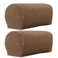 thumbnail image 2 of Dream Lifestyle Sofa Armrest Covers, Stretch Plush Arm Covers Anti-Slip Couch Armrest Covers Furniture Armrest Protector for Sofa Couch Chair Recliner, Set of 2, 2 of 8